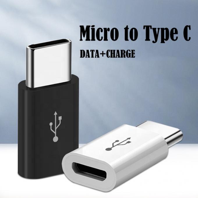 Convertidor de adaptador de carga OTG de tipo C a mujer de micro B altamente compatible 1