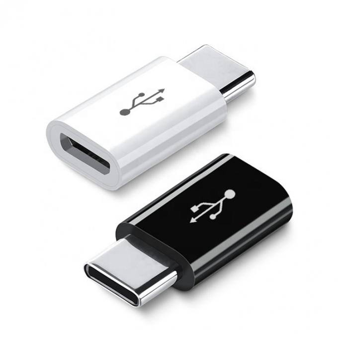 Convertidor de adaptador de carga OTG de tipo C a mujer de micro B altamente compatible 5