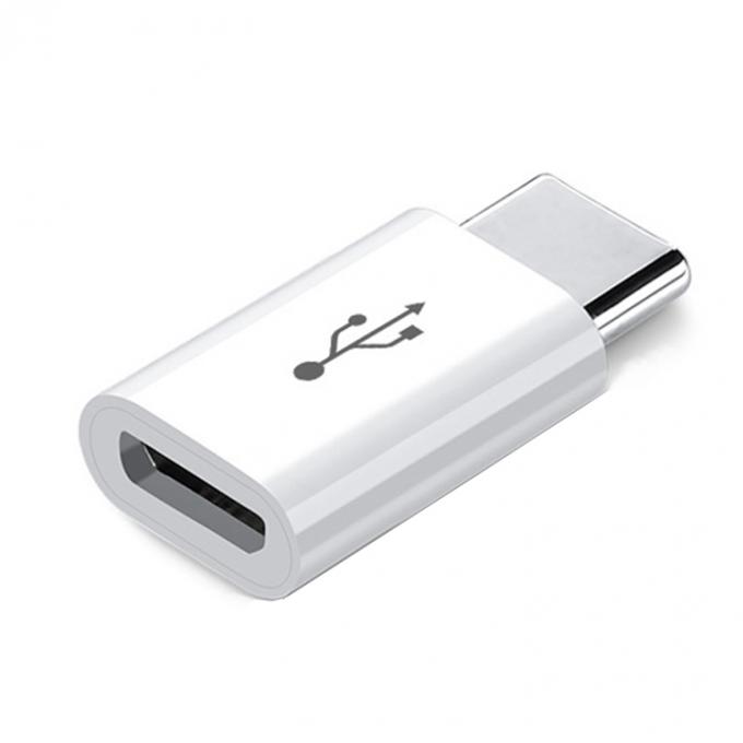 Convertidor de adaptador de carga OTG de tipo C a mujer de micro B altamente compatible 4
