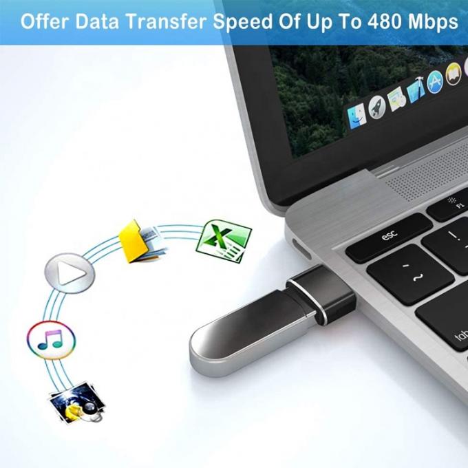 Adaptador USB de tipo C de tipo masculino a USB de tipo femenino 3