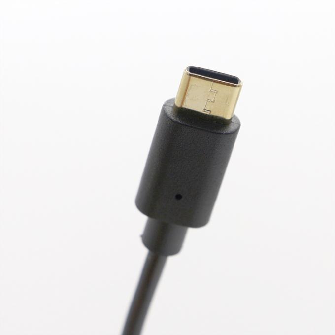 Conectores personalizados de oro 3M de carga rápida de resorte enrollados USB Tipo C Cable de carga de datos 1