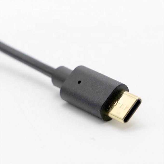 1M 2M 3M de carga rápida de resorte en espiral en espiral cable USB tipo C 1
