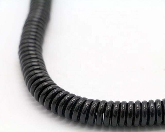 1M 2M 3M de carga rápida de resorte en espiral en espiral cable USB tipo C 2
