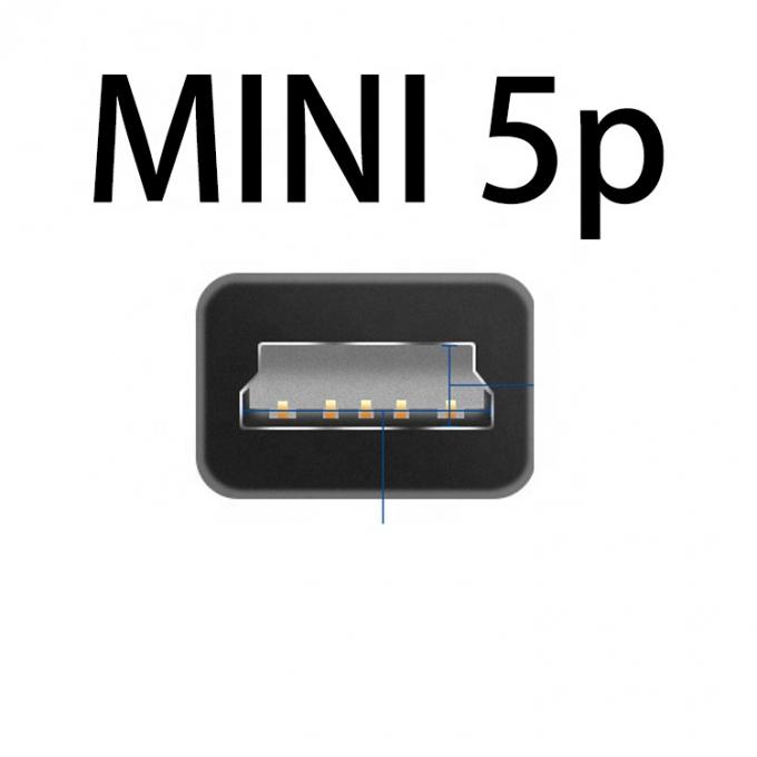 Asamblea personalizada Mini B 5p USB a cable RJ9 RJ11 2