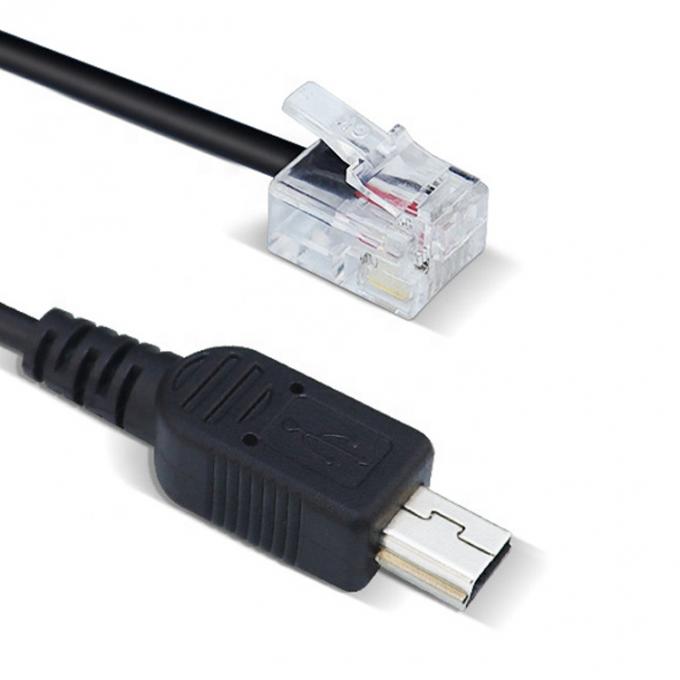Asamblea personalizada Mini B 5p USB a cable RJ9 RJ11 4