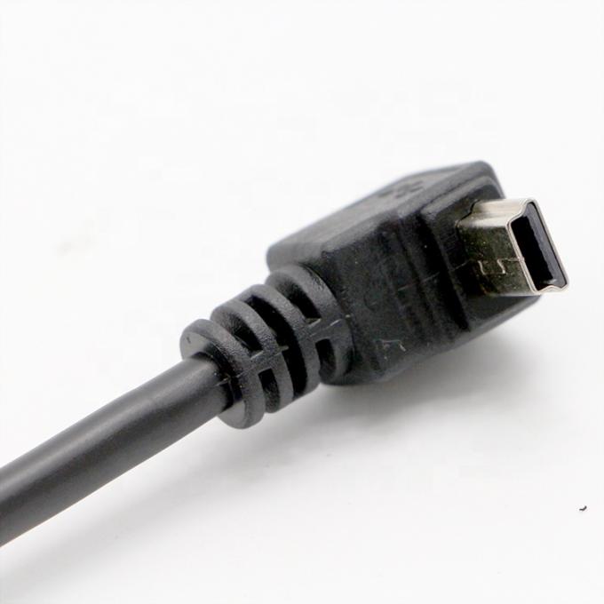 OEM derecha izquierda arriba abajo ángulo de 90 grados MINI cable USB para PS3 controlador MP3 cámara 4