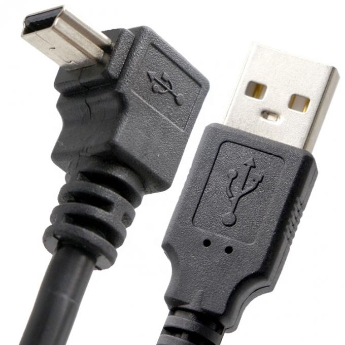 OEM derecha izquierda arriba abajo ángulo de 90 grados MINI cable USB para PS3 controlador MP3 cámara 3