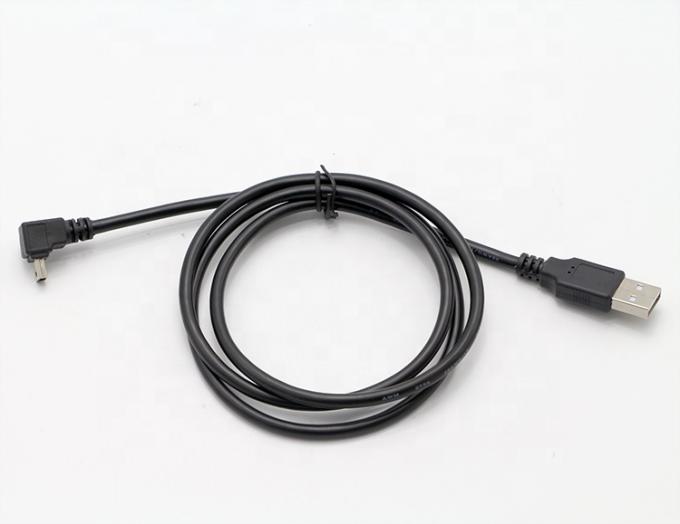 OEM derecha izquierda arriba abajo ángulo de 90 grados MINI cable USB para PS3 controlador MP3 cámara 1