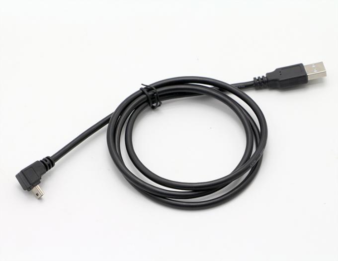 OEM derecha izquierda arriba abajo ángulo de 90 grados MINI cable USB para PS3 controlador MP3 cámara 6