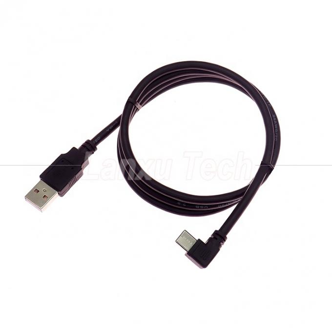 1m 2m 3m 5m Carga de datos 90 grados hacia arriba hacia abajo ángulo izquierdo derecho USB a tipo C cable de extensión 0