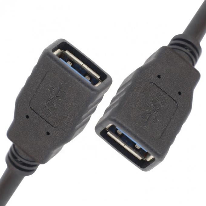 Cable de carga de datos de extensión USB 3.0 A femenino a USB 3.0 A femenino 2