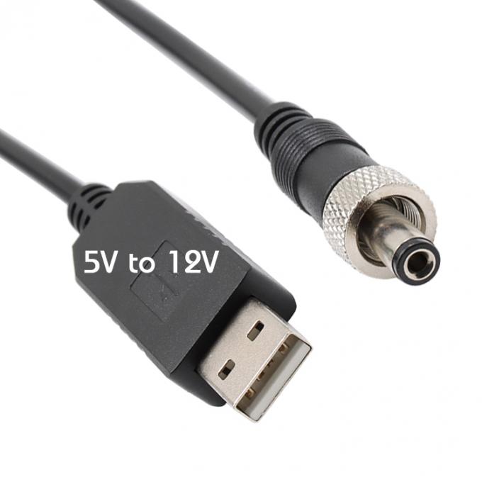 Cable de conector USB de 5 V a 12 V de conexión a tornillo de corriente continua 2