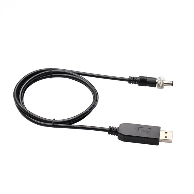 Cable de conector USB de 5 V a 12 V de conexión a tornillo de corriente continua 6