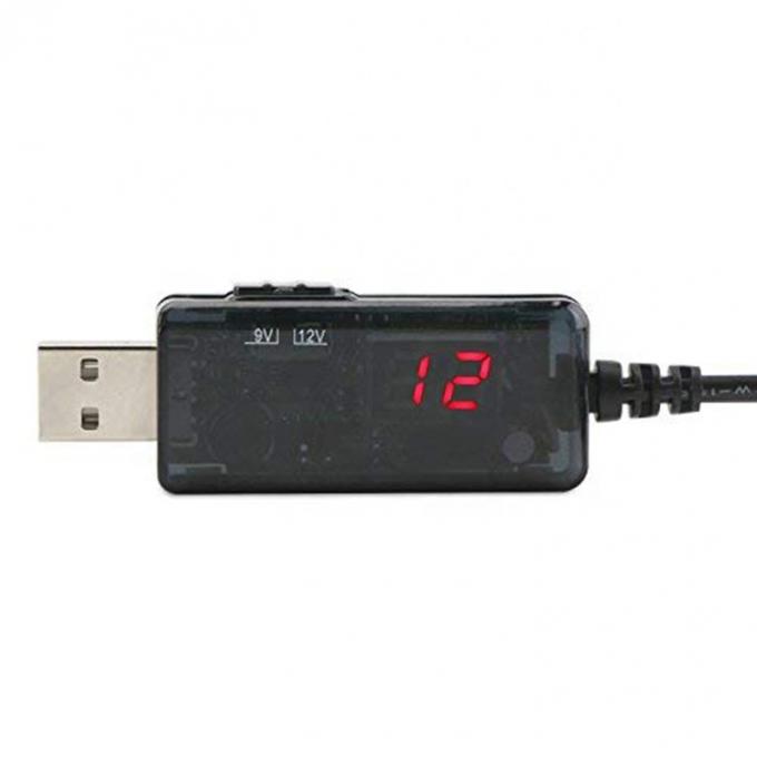 Display LED Multi Compatible Voltage Set Up Booster 5V a 9V 12V USB a cable de cargador de corriente continua 5