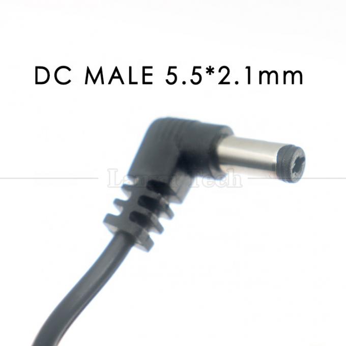 12V Booster USB 5V a 12V Ángulo de 90 grados 5.5x2.1 mm Cable de conexión para el router Wifi 5