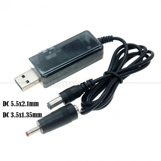 1m Drok 5V USB para impulsar 9V 12V Step Up Multi Output DC Converter Cable para el módem del router 6