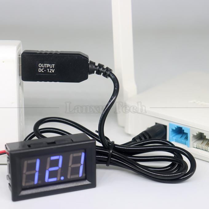 Múltiples funciones 5V USB a 12V 9V DC 5.5x2.1mm Boost Configurar el convertidor de energía Cable USB para Wifi Router Lámpara de altavoz 3