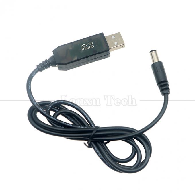 QC3.0 QC2.0 QC Carga de gran salida 12V 1.5A 9V 2A 5V a 12V Cable de cargador USB para la banda LED del enrutador 5