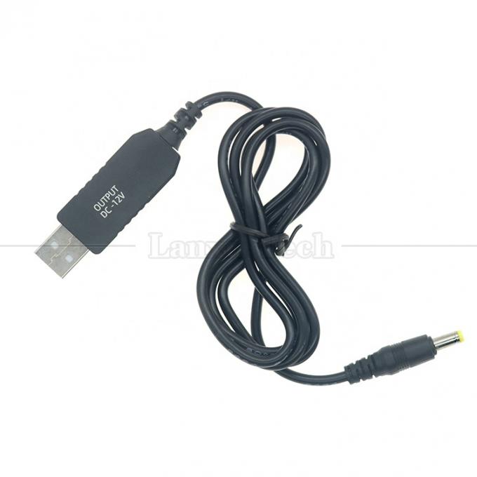 Alta calidad 12v 9v de salida USB a DC 4.0x1.7mm Cable de cargador para el módem del router 5