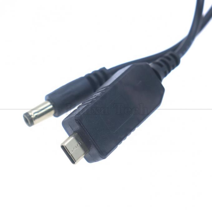 Tipo de USB C a CC 5.5x2.1mm 8.4v 7.4v 6v 4.5v 3.6v 3v 2.4v 9v 12v Cable de salida para el circuito de banda de luz LED del router Wifi 3