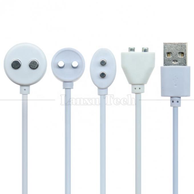 2 PIN USB Magnético cepillado de dientes eléctrico Instrumentos de belleza para adultos juguetes sexuales vibrador cable de cargador 1
