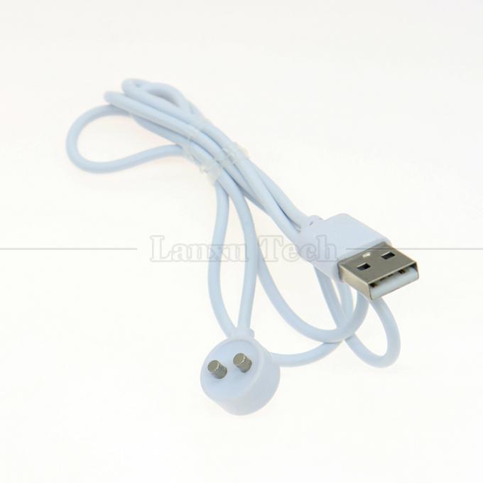 2 PIN USB Magnético cepillado de dientes eléctrico Instrumentos de belleza para adultos juguetes sexuales vibrador cable de cargador 2