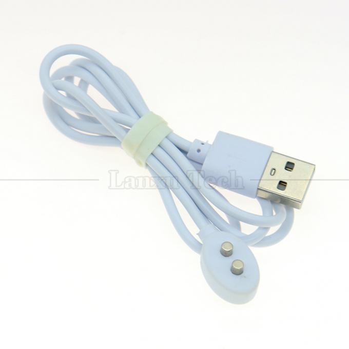2 PIN USB Magnético cepillado de dientes eléctrico Instrumentos de belleza para adultos juguetes sexuales vibrador cable de cargador 6