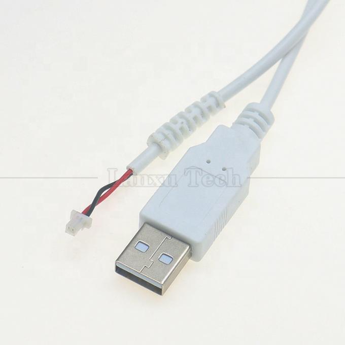 Conjunto personalizado USB A macho a JST 2pin 1.0mm 2.0mm 1.25mm Pitch SHR MX XH SH VH PH Cable de conector 0