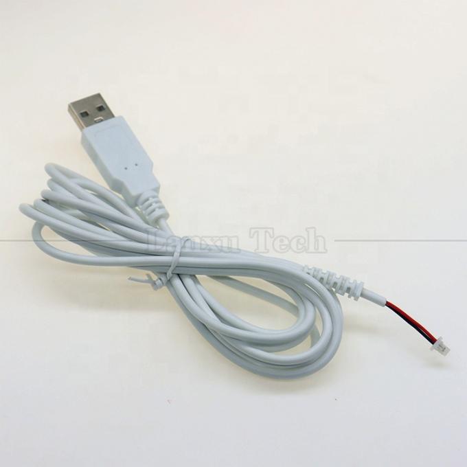 Conjunto personalizado USB A macho a JST 2pin 1.0mm 2.0mm 1.25mm Pitch SHR MX XH SH VH PH Cable de conector 4