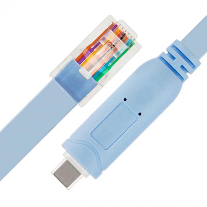 Cable de consola de adaptador serie de 6FT USB Tipo C a RJ45 para el interruptor de enrutador Cisco 1
