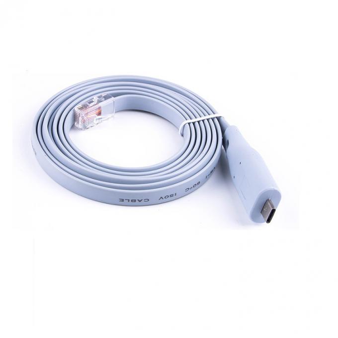 Cable de consola de adaptador serie de 6FT USB Tipo C a RJ45 para el interruptor de enrutador Cisco 4