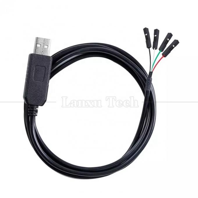 Alta compatibilidad WIN7 10 FTDI FT232 5V 3.3V USB a Uart TTL Cable serie para Raspberry Pi 4