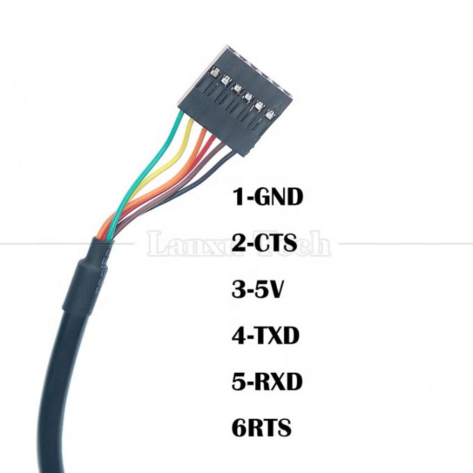 FTDI Chip FT232 USB a TTL 3.3V 5V Uart RTS CTS TXD RXD Cable de conversión en serie para Arduino Raspberry Pi 6