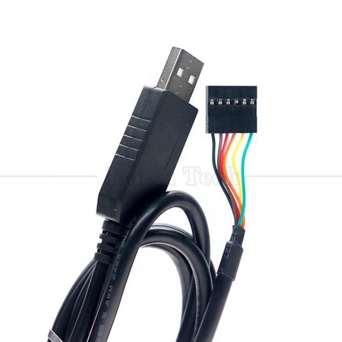 FTDI Chip FT232 USB a TTL 3.3V 5V Uart RTS CTS TXD RXD Cable de conversión en serie para Arduino Raspberry Pi 7