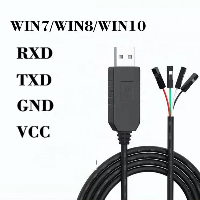 FTDI Chipset FT 232 5V 3.3V USB a 4 PIN Dupont Uart TTL Cable de conversión en serie para Raspberry Pi 0