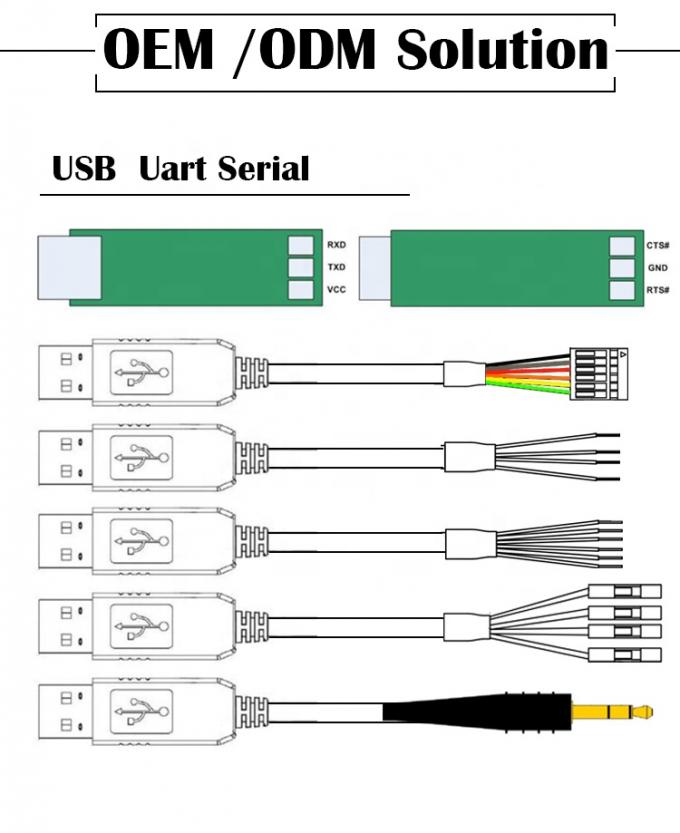 Alta compatibilidad WIN7 10 FTDI FT232 5V 3.3V USB a Uart TTL Cable serie para Raspberry Pi 1