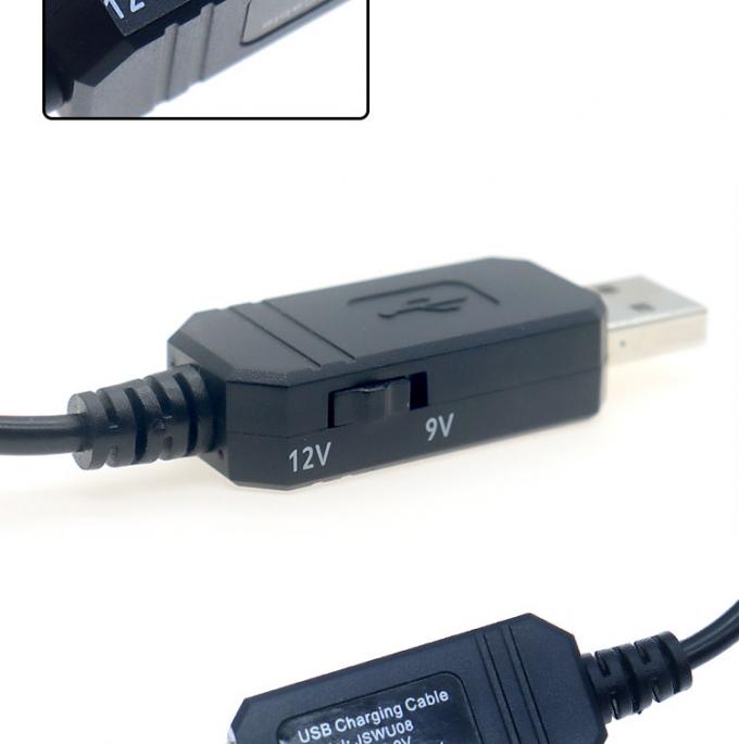 Cable de refuerzo de cable de corriente continua de alta calidad de USB 5v a 9v 12v para router 2