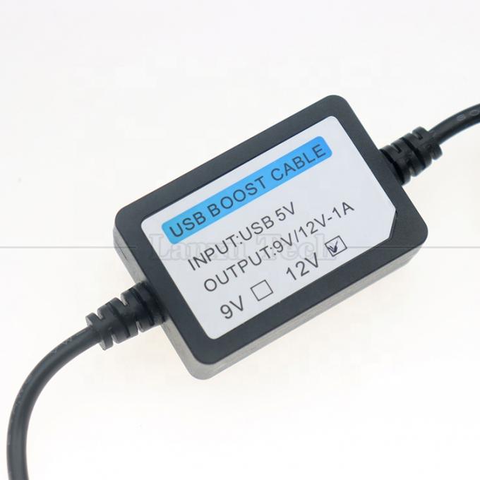5V a 9V de alta calidad 12V 1A USB a DC 5.5x2.1mm Cable de conversión de refuerzo de router Wifi 3
