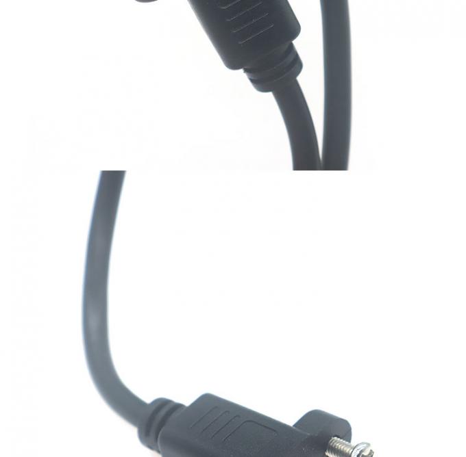 30cm 50cm Panel de tornillo montado de hombre a mujer USB Tipo C 3.1 cable de extensión 4
