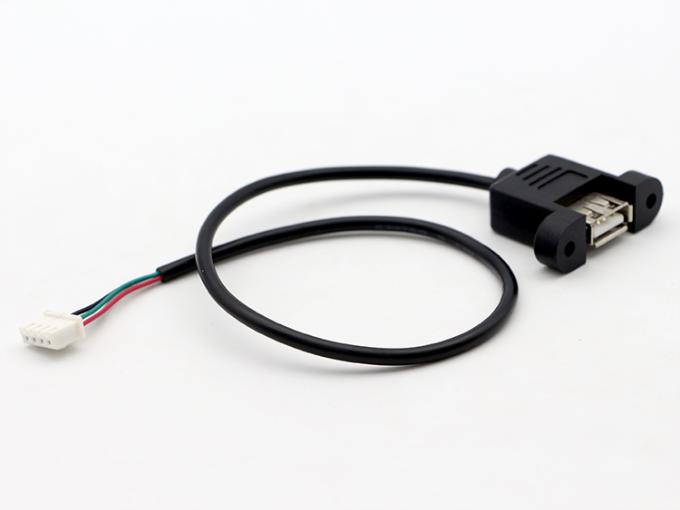 Cable de ensamblaje USB 2.0 tipo A a JST XH PH SH 6