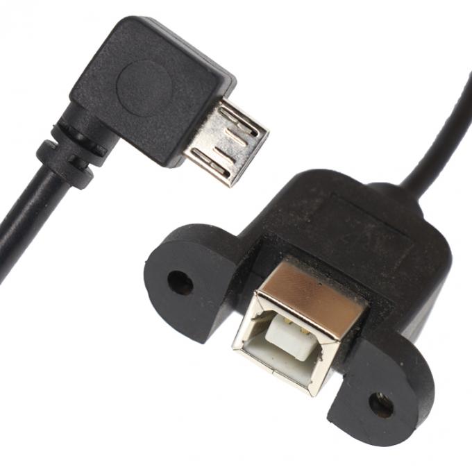 Cable de montaje de panel USB para conexión de tornillo de tipo micro C RJ45 Ethernet masculino femenino 5