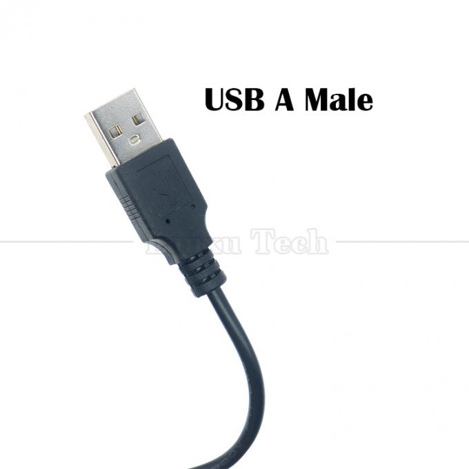 90 grados en ángulo recto USB A macho al barril Jack DC 2.5x0.7mm 3.5x1.35 5.5x2.5 5.5x2.1mm Cable de carga 2