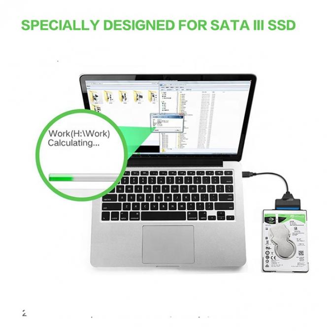 Alta velocidad 5Gbps SDD HDD Disco duro 2.5 pulgadas USB Tipo C 3.1 a Sata el cable de adaptador 5