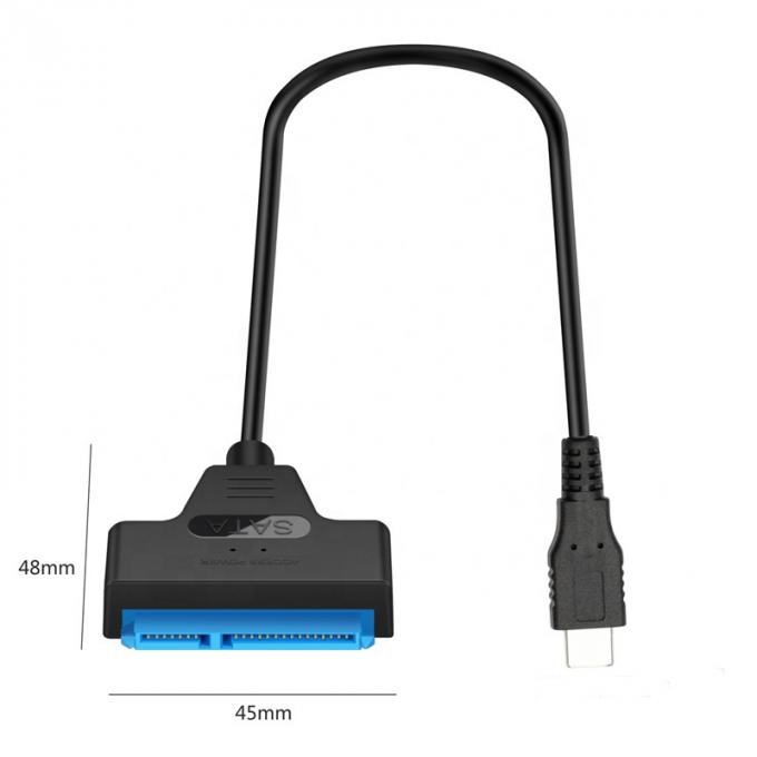 Alta velocidad 5Gbps SDD HDD Disco duro 2.5 pulgadas USB Tipo C 3.1 a Sata el cable de adaptador 2