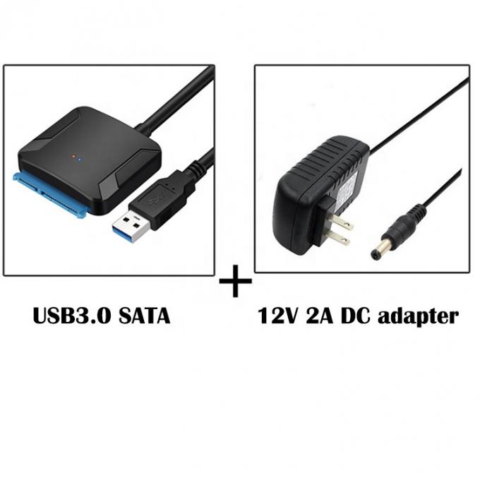 Alta compatibilidad 2.5 3.5 pulgadas SSD HDD disco duro USB 3.0 a Sata Cable 6