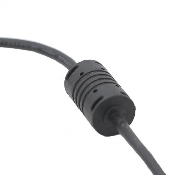 1.5m USB A a Mini B 5PIN USB 2.0 Cable OTG de carga de datos con ferrita 3