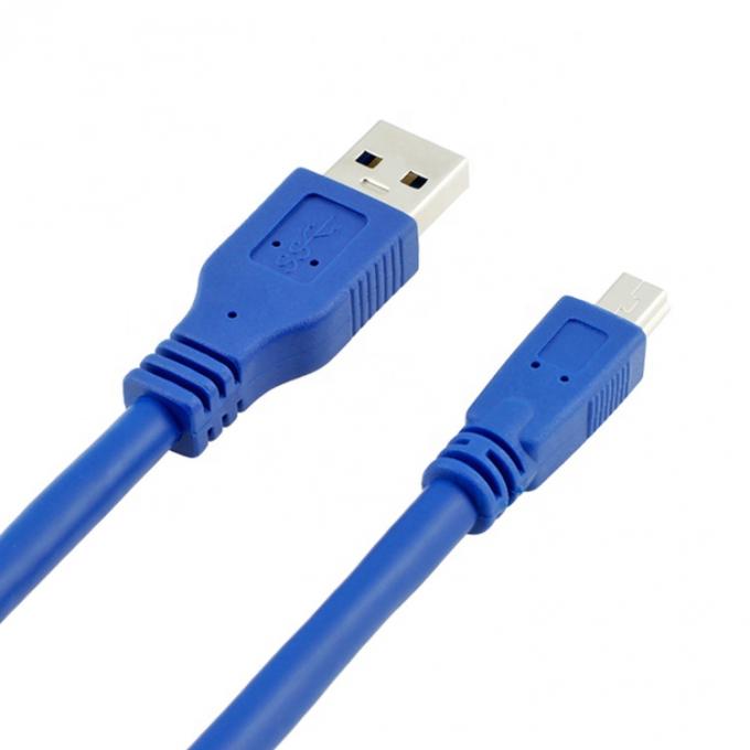 Cable de extensión USB 3.0 de alta velocidad de 5 Gbps de tipo A masculino a mini B 10 PIN 6