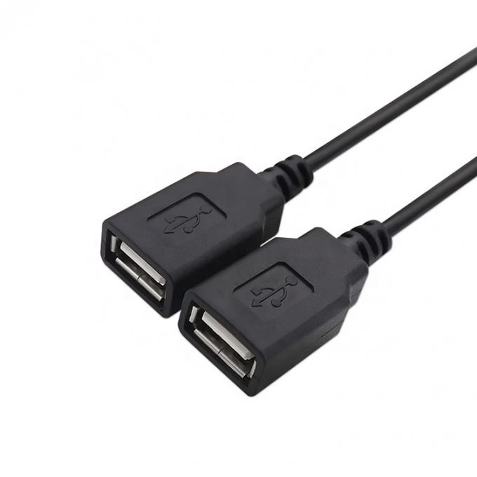 OEM personalizado 2m 1 Hombre a 2 Mujer Y cable de división USB para carga 5
