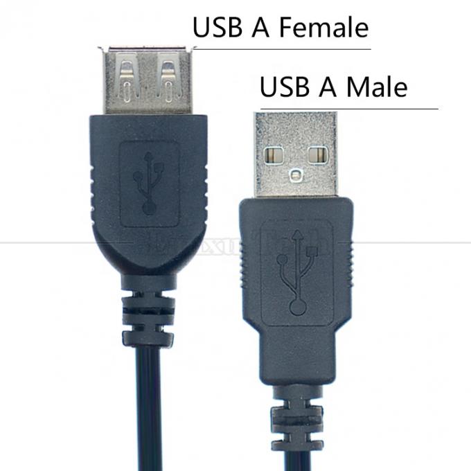 Carga de datos de alta calidad USB Tipo A Cable de cable de extensión de macho a hembra para impresora de ratón de teclado de computadora 1