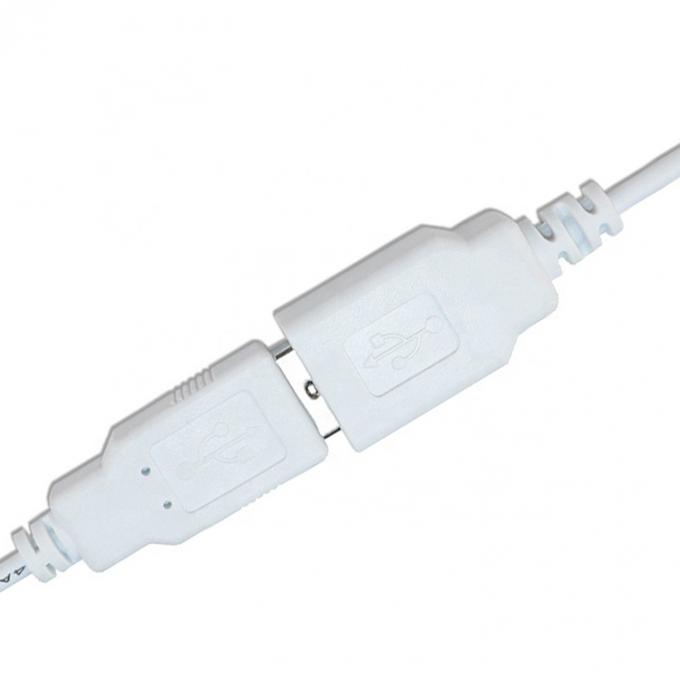 Custom 1m 2m 3m USB blanco A macho a la parte abierta de alambre de lata de cable de extensión de ruptura 6